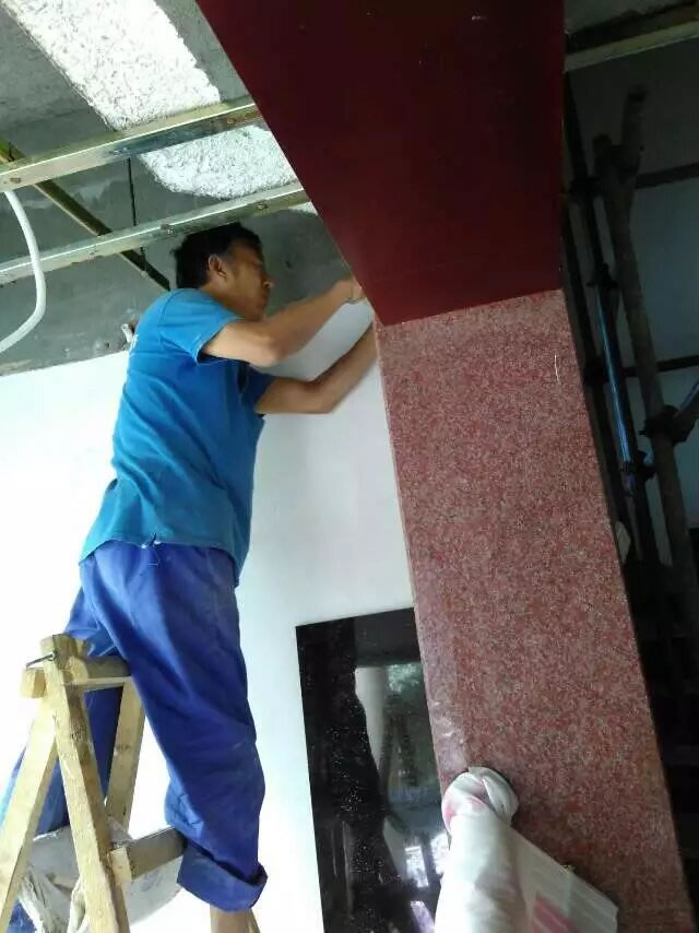 成都皇家别墅翻新改造吊顶施工ing