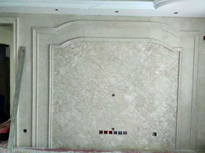 成都皇家别墅装修贴砖施工