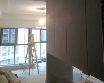 成都装修南城都汇小耿家乳胶漆施工