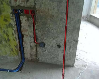 成都装修明信鹭湾唐先生家水电改造