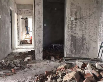 成都装修明信鹭湾唐先生家开工