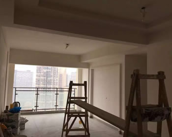 成都紫堤东郡小杨家贴砖施工完成