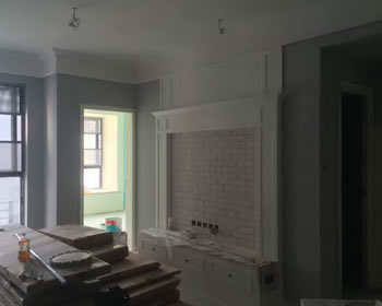 成都佳年华新生活装修面漆结束