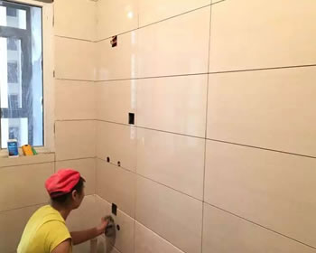 成都建设派唐先生家泥工贴砖施工